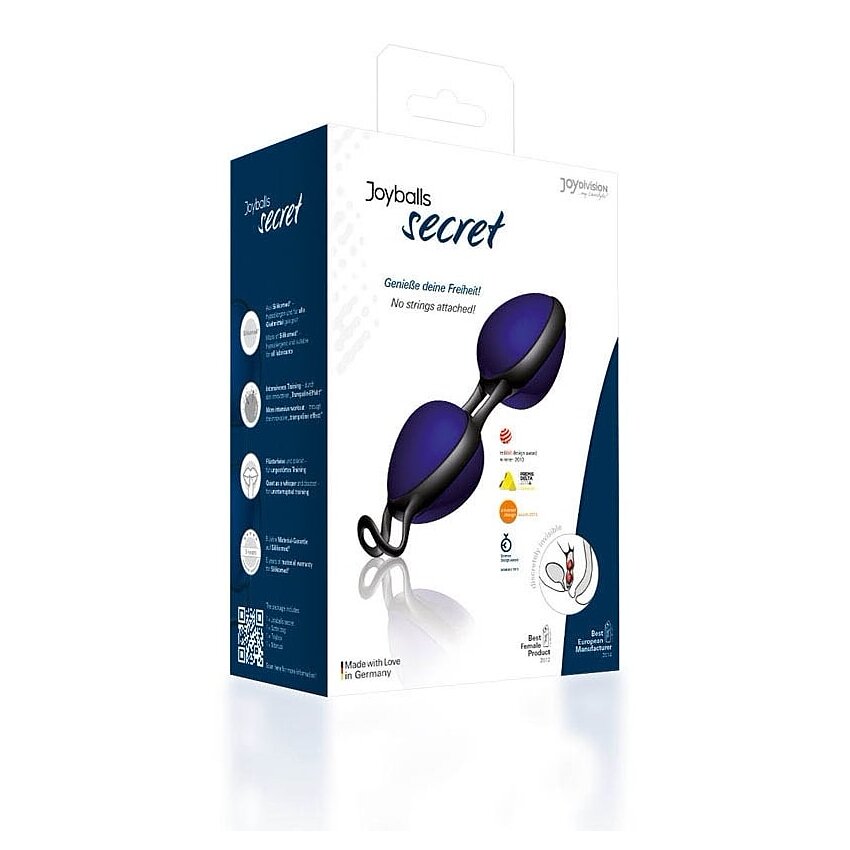 Joy Secret Blue Black Joydivision - bile vaginale discrete