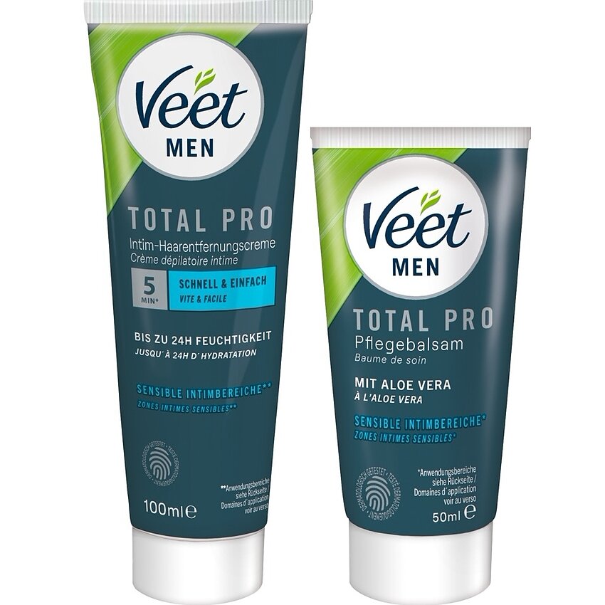 Veet Men TOTAL PRO Depilare Intimă Rapidă 5–10 Min