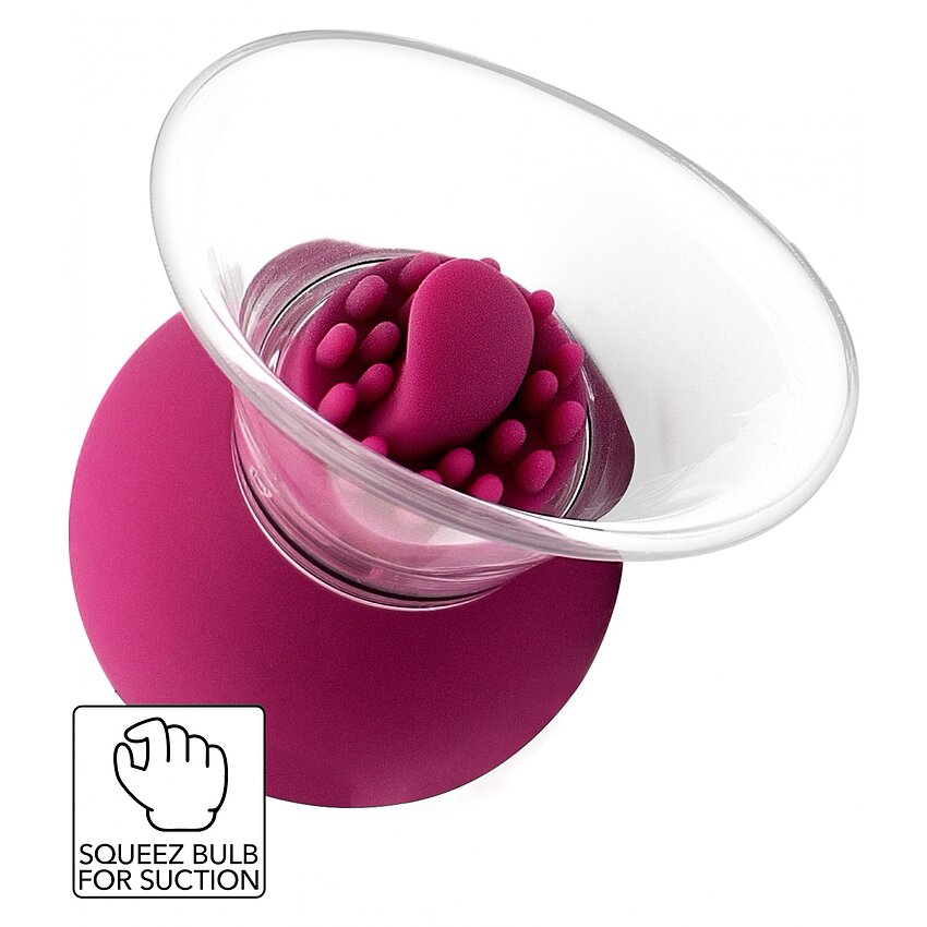 Pompă Rotativă și Vibrantă 5 Moduri Roz