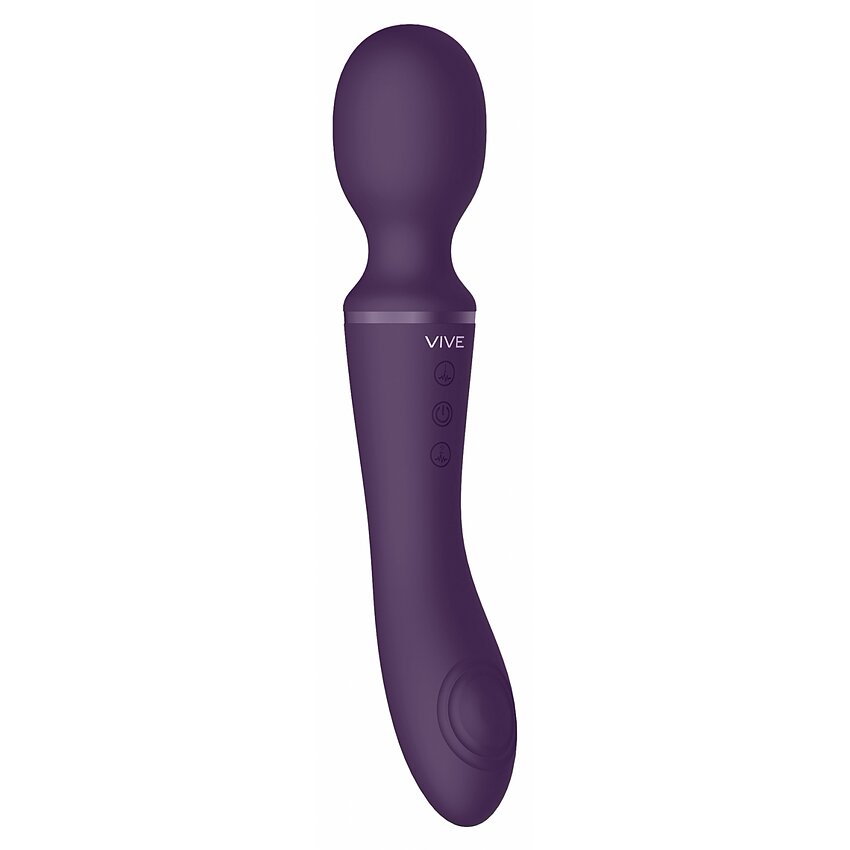 Vibrator Clitoridian Enora cu Două Motoare de 22 cm Mov