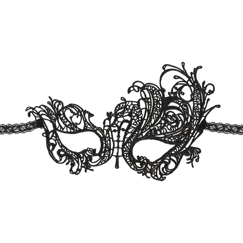 Mască Cottelli Collection Sensual Negru