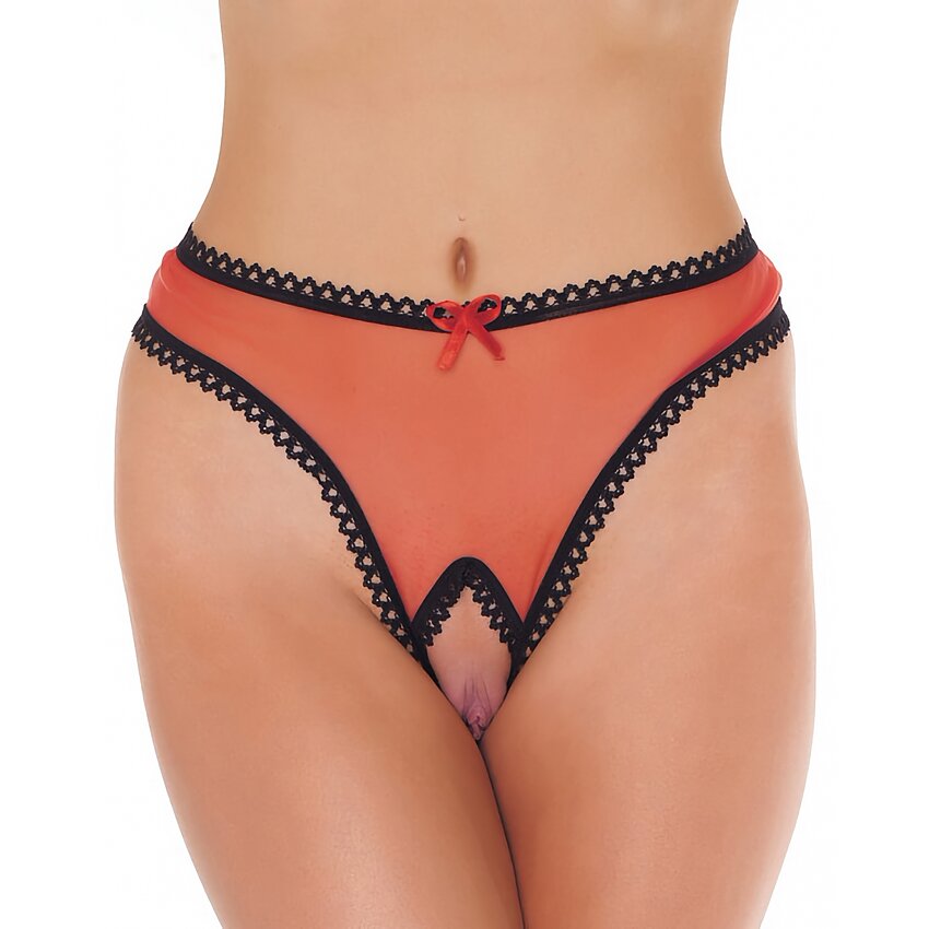 Chilot Amorable Open Arya Roșu S-L