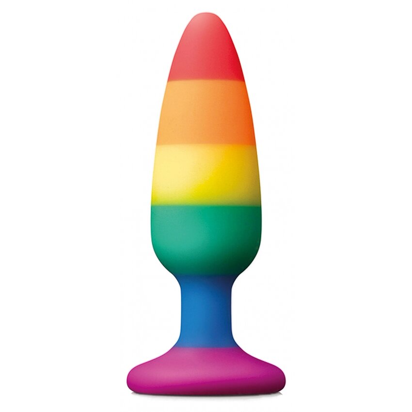 Anal Plug Pleasure Rainbow Medium Multicolor