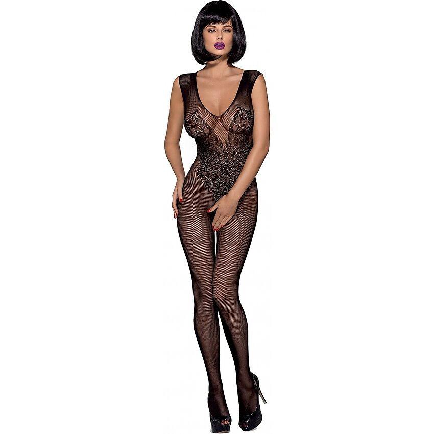 Catsuit Obsessive N112 Negru S-L
