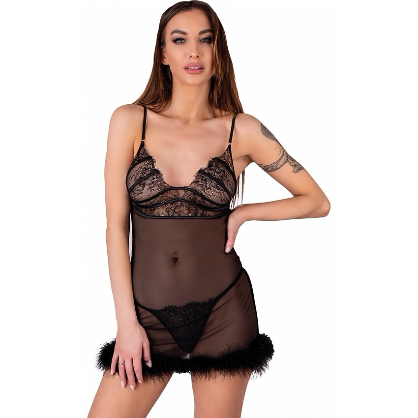 Chemise LivCo Zerunam Negru L-XL