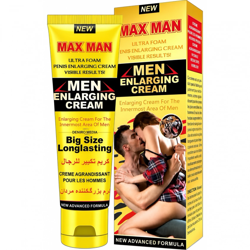 Cremă Mărire Penis Maxman Galben 50ml