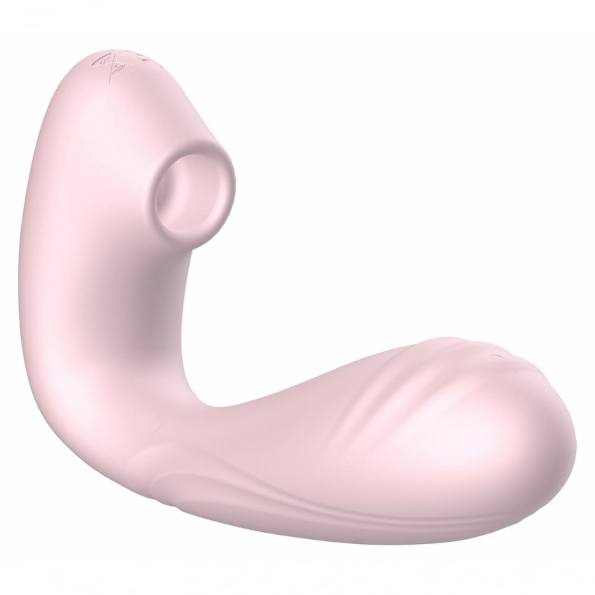 Crushious Pookie Stimulator cu Dublă Stimulare, Reîncărcabil Roz