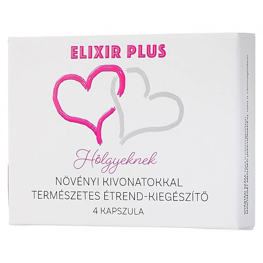 Elixir Plus Femei 4 Capsule Boost Natural Pentru Libidou