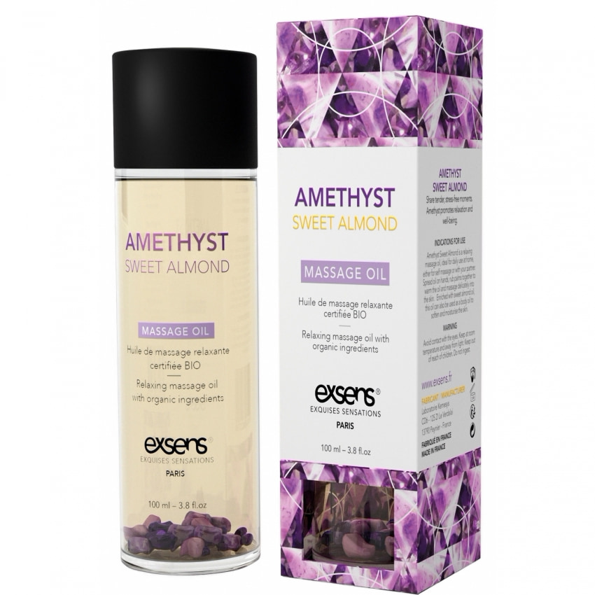 Exsens Amethyst – Ulei De Masaj Organic Migdale Dulci 100 ml