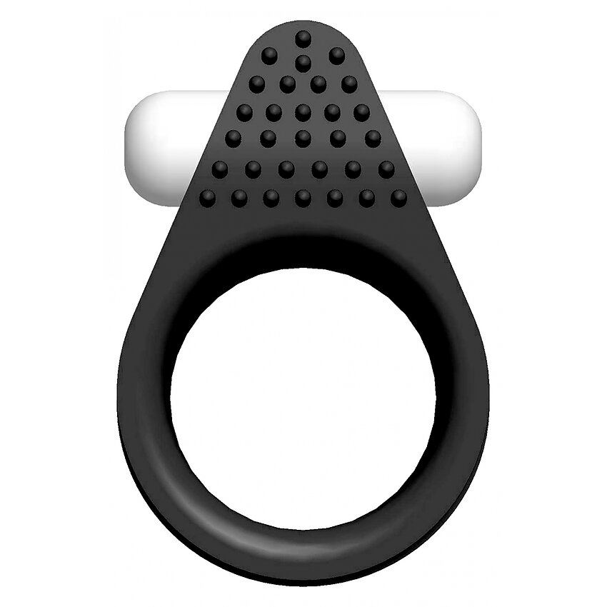 Inel Pentru Penis cu Striații Lit Up Negru