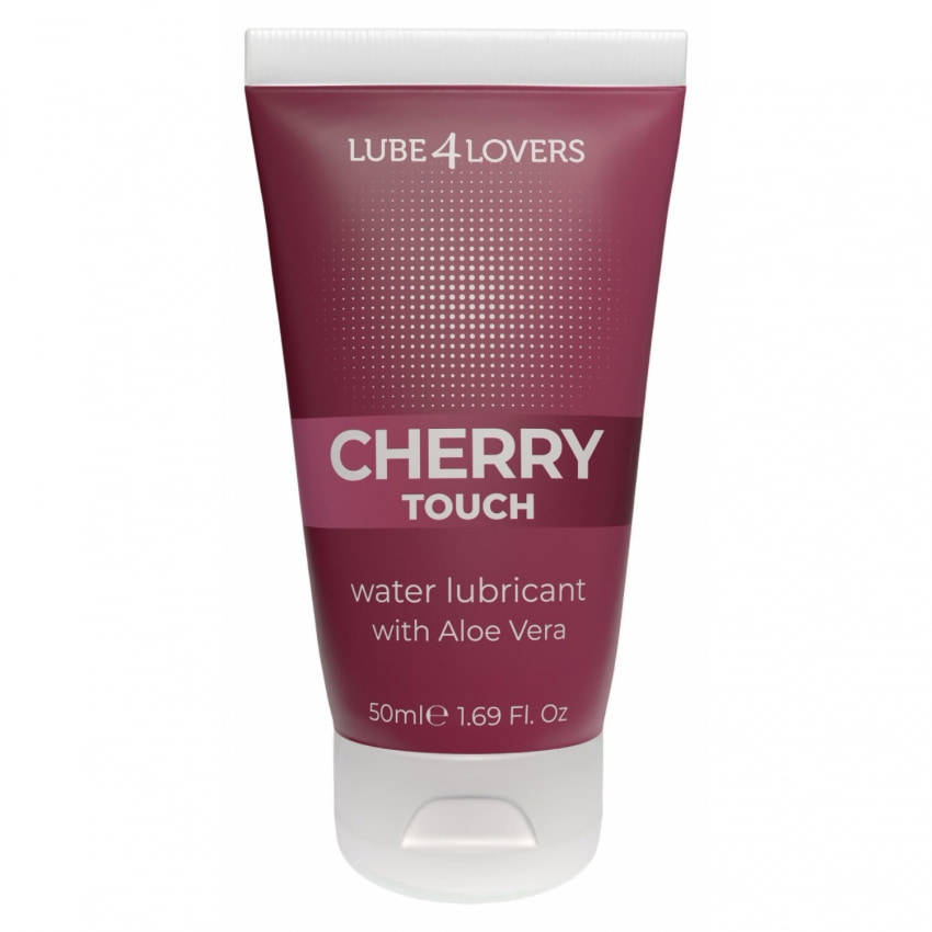 Lubrifiant Cherry Touch cu Aloe 50 ml — alunecare instantă