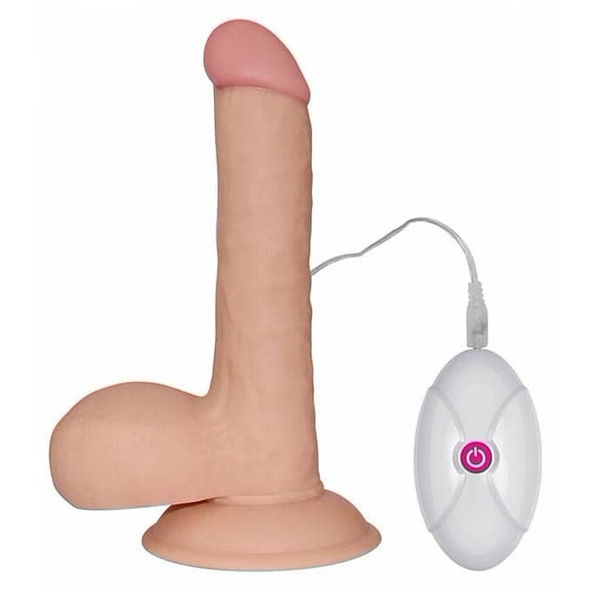 Vibrator Realistic cu Telecomandă The Ultra Soft Dude