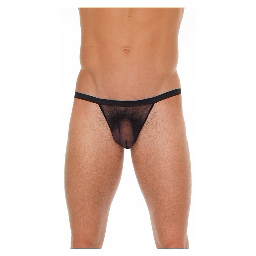 Chilot Amorable Ethan Transparent Negru S-L