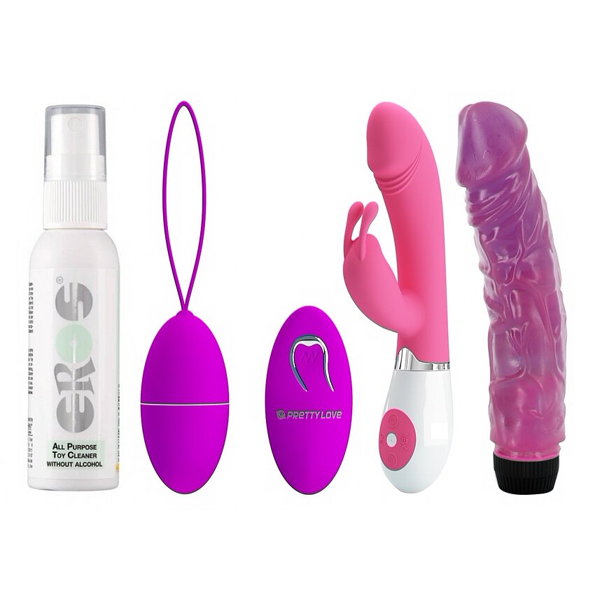 Pachet Trio Plăcere Intensă — Vibratoare și Igienă