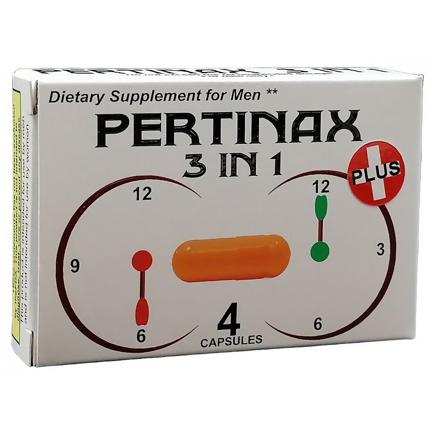 Pastile Potență Pertinax 3in1 Plus 4buc