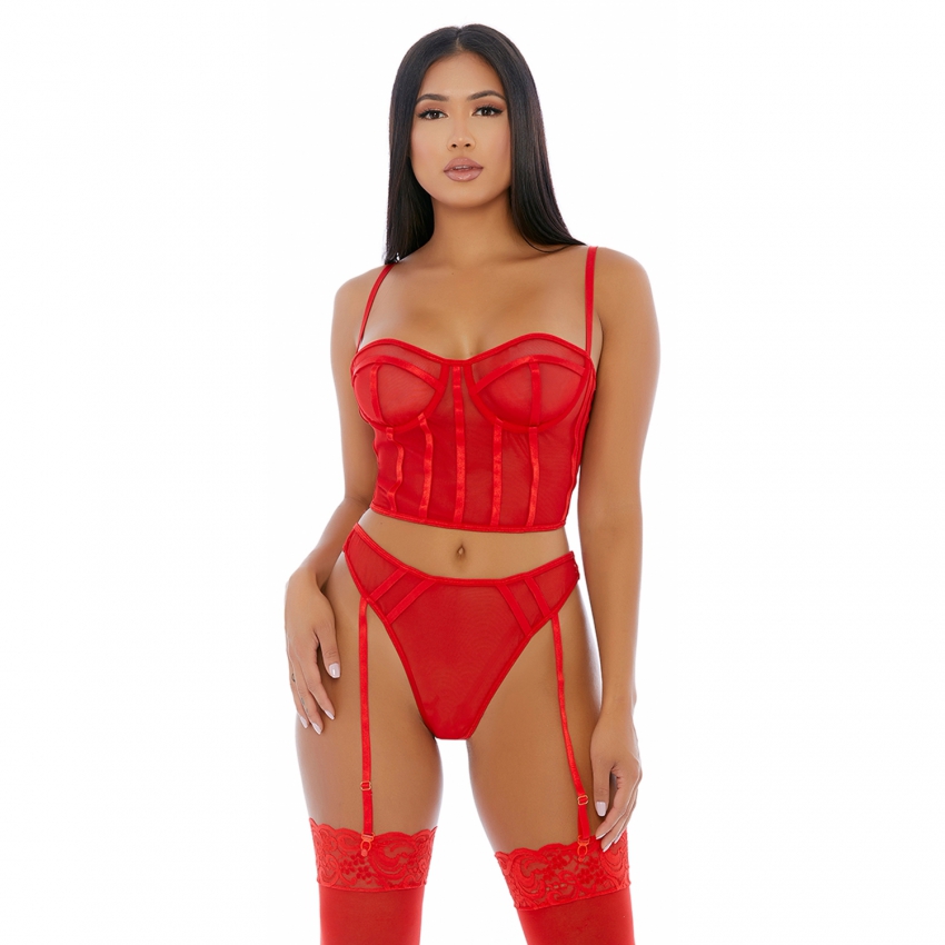 Set Forplay Marisol Roșu L