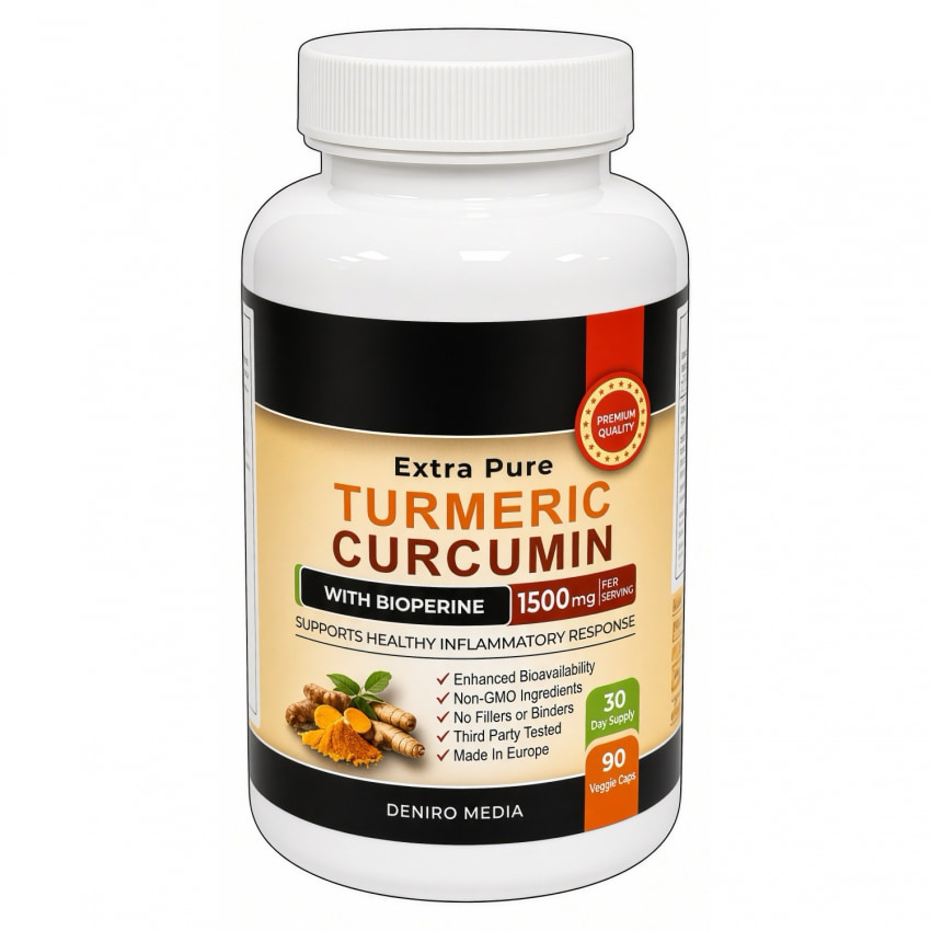 Turmeric Curcumin Cu Bioperină 1500mg 90 capsule
